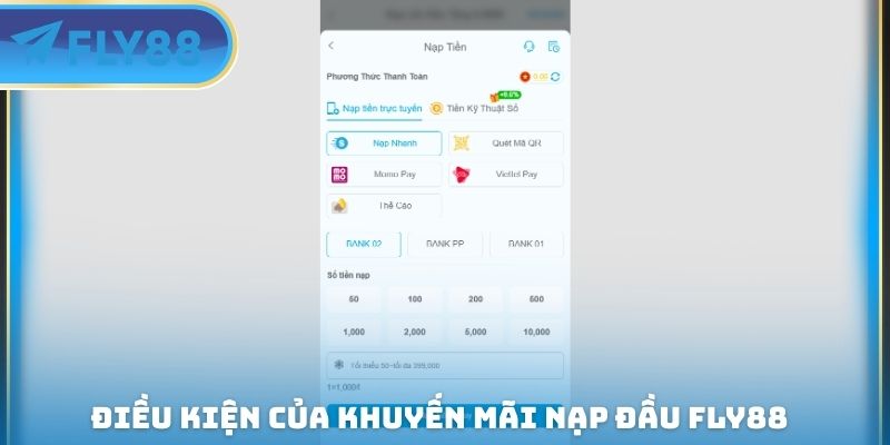 Khuyến Mãi Nạp Đầu FLY88 - Nhận 100% Khoản Vốn Giao Dịch